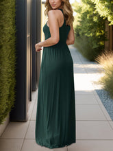 Load image into Gallery viewer, Pocketed Round Neck Sleeveless Dress
