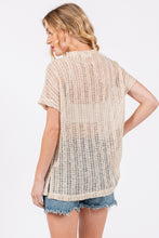 Load image into Gallery viewer, Ces Femme See Through Crochet Mock Neck Cover Up
