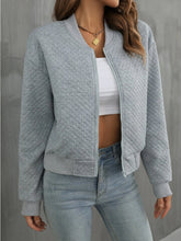Load image into Gallery viewer, Zip Up Long Sleeve Jacket
