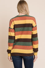 Load image into Gallery viewer, BOMBOM Multi-Color Striped Knit Top
