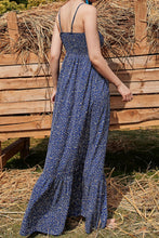 Load image into Gallery viewer, Ditsy Floral Spaghetti Strap Maxi Dress
