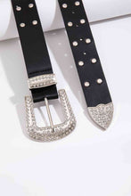 Load image into Gallery viewer, Double Row Studded PU Leather Belt
