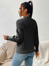 Load image into Gallery viewer, Round Neck Long Sleeve Sweater
