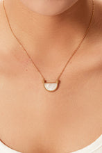 Load image into Gallery viewer, Stainless Steel Semi Circle Pendant Necklace

