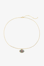 Load image into Gallery viewer, Evil Eye Pendant Gold Plated Chain Necklace
