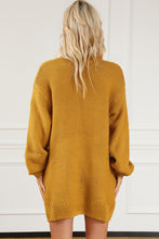 Load image into Gallery viewer, Open Front Long Sleeve Cardigan with Pockets
