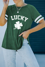 Load image into Gallery viewer, LUCKY Clover Graphic Tee Shirt
