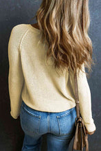 Load image into Gallery viewer, Round Neck Raglan Sleeve Sweater
