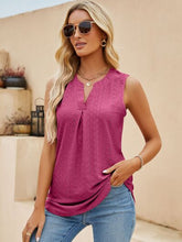 Load image into Gallery viewer, Eyelet Notched Tank
