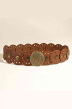 Load image into Gallery viewer, Round Shape PU Leather Belt
