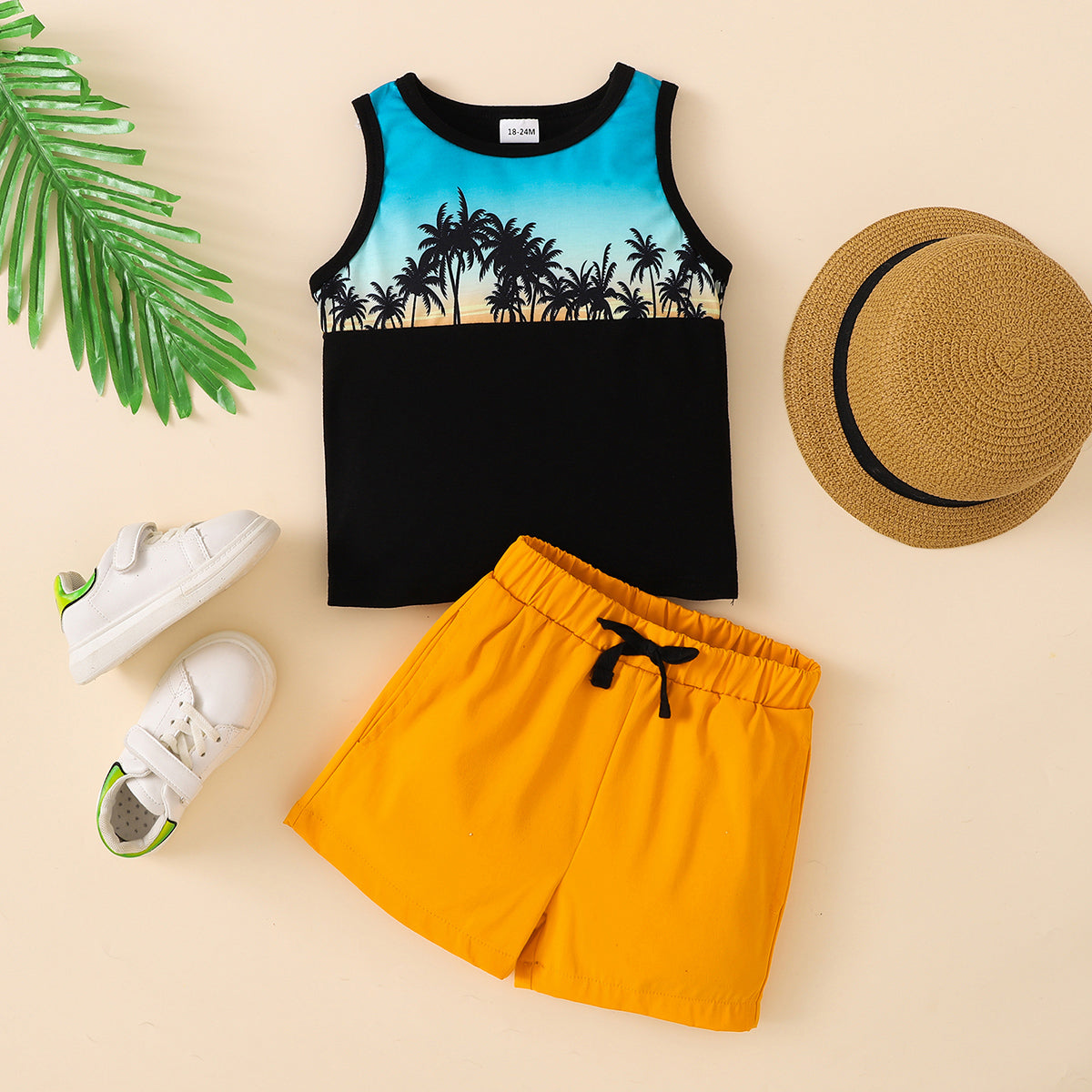 Kids Graphic Tank and Short Set