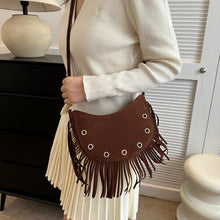 Load image into Gallery viewer, Fringe Detail Crossbody Bag
