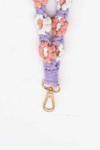 Load image into Gallery viewer, Assorted 4-Piece Macrame Flower Keychain
