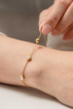 Load image into Gallery viewer, Inlaid Zircon Stainless Steel Bracelet
