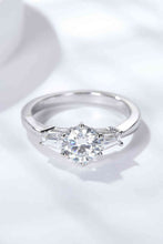 Load image into Gallery viewer, Loyal Love 1 Carat Moissanite Platinum-Plated Ring
