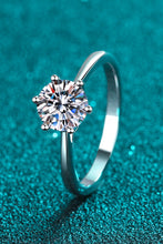Load image into Gallery viewer, Moissanite 6-Prong Adjustable Ring
