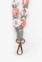 Load image into Gallery viewer, Assorted 4-Piece Macrame Flower Keychain
