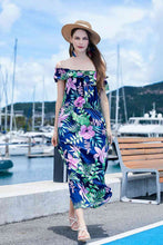 Load image into Gallery viewer, Full Size Ruffled Off-Shoulder Flutter Sleeve Maxi Dress
