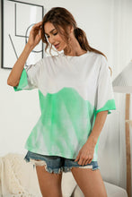Load image into Gallery viewer, Tie-Dye Round Neck Tee Shirt
