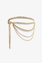 Load image into Gallery viewer, Rhinestone Decor Metal Chain Belt

