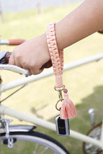 Load image into Gallery viewer, Wristlet Keychain with Tassel
