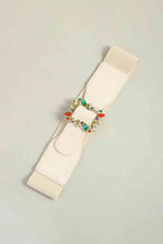 Load image into Gallery viewer, Multicolored Leaf Buckle Elastic Belt
