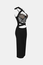 Load image into Gallery viewer, Lace Bra and Halter Neck Bandage Dress Set
