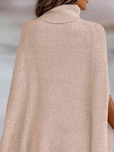 Load image into Gallery viewer, Turtleneck Dolman Sleeve Poncho
