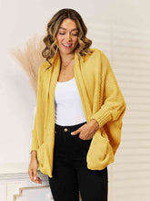 Load image into Gallery viewer, Open Front  Cardigan with Pockets
