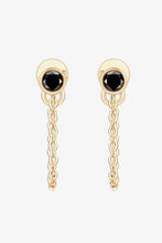 Load image into Gallery viewer, Inlaid Moissanite Chain Earrings
