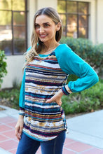 Load image into Gallery viewer, Celeste Design Full Size Striped Long Sleeve Top
