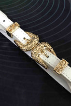 Load image into Gallery viewer, Double Buckle PU Leather Belt
