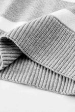Load image into Gallery viewer, Striped Collared Neck Slit Sweater
