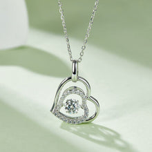 Load image into Gallery viewer, Moissanite 925 Sterling Silver Heart Necklace
