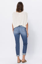 Load image into Gallery viewer, Judy Blue Mid Rise Cuffed Distressed Jeans
