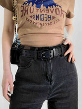 Load image into Gallery viewer, Grommet PU Leather Belt
