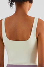Load image into Gallery viewer, Square Neck Cropped Sports Tank
