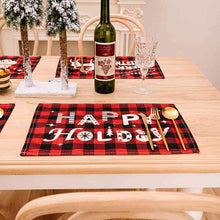 Load image into Gallery viewer, Assorted 2-Piece Plaid Placemats
