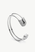 Load image into Gallery viewer, Rhinestone Double Hoop Bracelet
