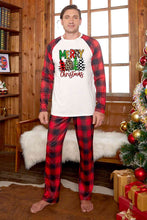 Load image into Gallery viewer, MERRY CHRISTMAS Graphic Top and Plaid Pants Set
