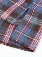 Load image into Gallery viewer, Plaid Slit High-Low Shirt with Pockets
