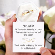 Load image into Gallery viewer, Crisscross Gold-Plated 925 Sterling Silver Ring
