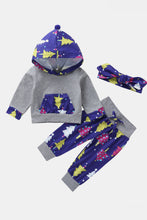 Load image into Gallery viewer, Girls Tree Graphic Hoodie and Pants Set
