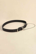 Load image into Gallery viewer, PU Leather Alloy Chain Belt
