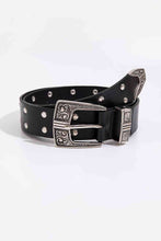 Load image into Gallery viewer, Double Row Studded PU Leather Belt
