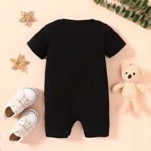 Load image into Gallery viewer, Baby Bear Graphic Short Sleeve Romper
