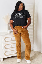 Load image into Gallery viewer, Simply Love Letter Graphic Round Neck T-Shirt
