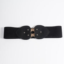 Load image into Gallery viewer, Alloy Leaf Buckle Elastic Belt
