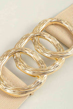 Load image into Gallery viewer, Zinc Alloy Buckle Elastic Wide Belt
