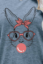 Load image into Gallery viewer, Easter Bunny Graphic Round Neck T-Shirt
